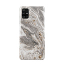 Snowstorm - Grey Marble Samsung Galaxy A71 4G Case 1