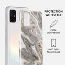 Snowstorm - Grey Marble Samsung Galaxy A71 4G Case 2