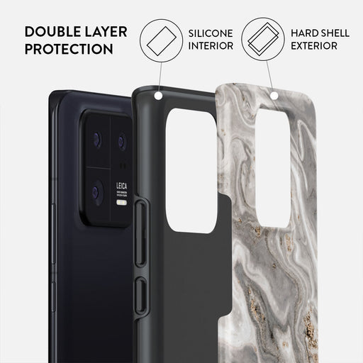 Snowstorm - Grey Marble Xiaomi 13 Pro Case 2
