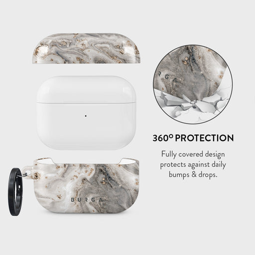 Snowstorm - Grey Marble AirPods Pro 2 Case 2