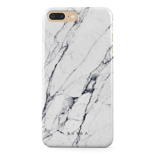 Satin White - Marble iPhone 7 Plus / 8 Plus Case 1
