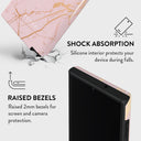 Peachy Gold - Pink Marble Samsung Galaxy S23 Ultra Case 8