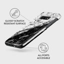Fatal Contradiction - Black & White Marble Samsung Galaxy S10E Case 7