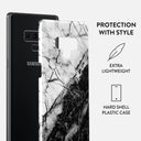 Fatal Contradiction - Black & White Marble Samsung Galaxy Note 9 Case 2
