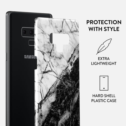 Fatal Contradiction - Black & White Marble Samsung Galaxy Note 9 Case 2