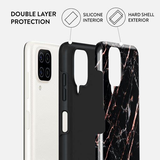 Rose Gold Marble - Samsung Galaxy A12 4G Case 6