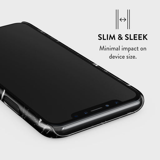 Noir Origin - Black Marble iPhone X / XS Case 4