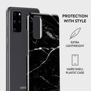 Noir Origin - Black Marble Samsung Galaxy S20 Plus 4G / 5G Case 2