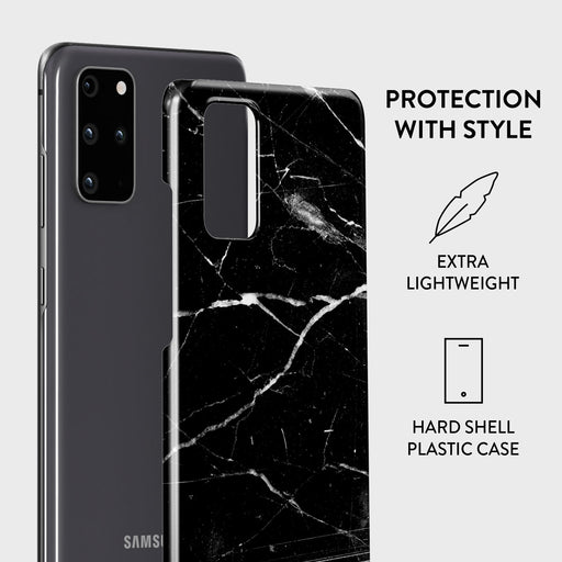 Noir Origin - Black Marble Samsung Galaxy S20 Plus 4G / 5G Case 2