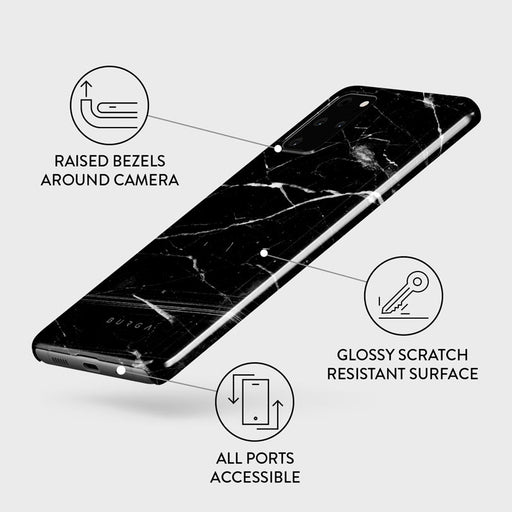 Noir Origin - Black Marble Samsung Galaxy S20 Plus 4G / 5G Case 3