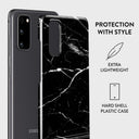 Noir Origin - Black Marble Samsung Galaxy S20 4G / 5G Case 2