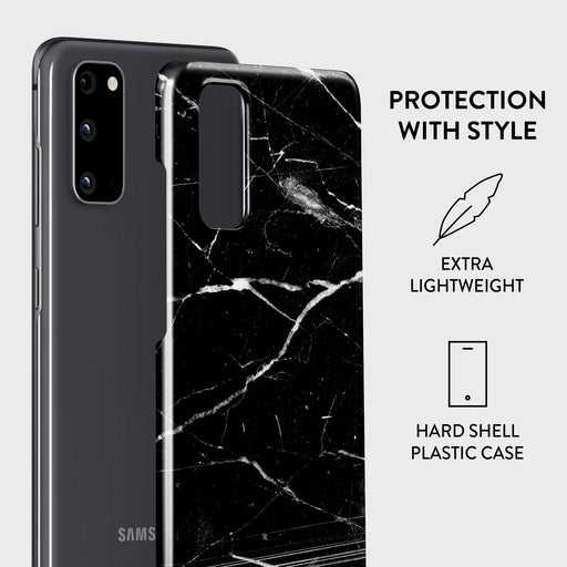 Noir Origin - Black Marble Samsung Galaxy S20 4G / 5G Case 2