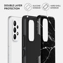 Noir Origin - Black Marble Samsung Galaxy A53 Case 2