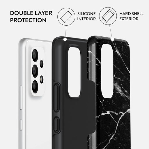 Noir Origin - Black Marble Samsung Galaxy A53 Case 2
