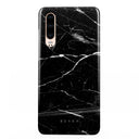 Noir Origin - Black Marble Huawei P30 Case
