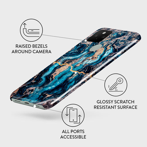 Mystic River - Blue Marble Google Pixel 5 Case 3