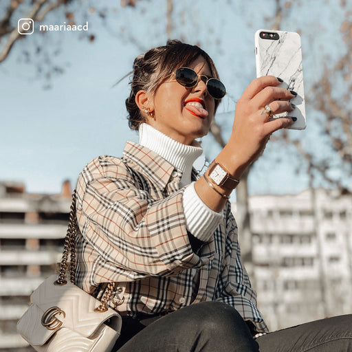 Satin White - Marble iPhone 7 Plus / 8 Plus Case 10