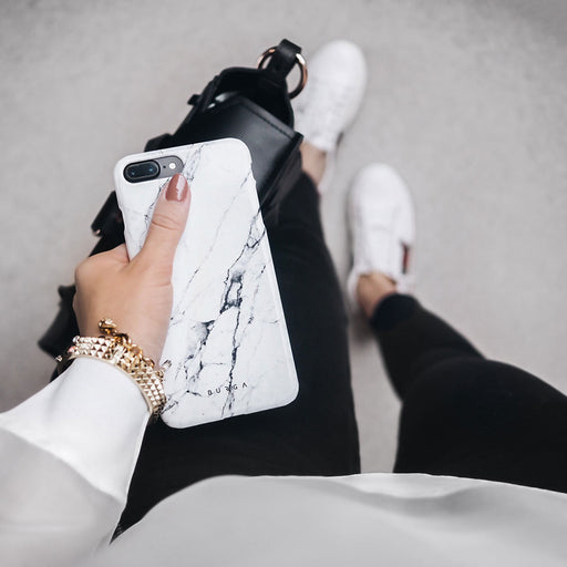 Satin White - Marble Google Pixel 4 Case 9