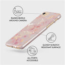 Golden Coral - Pink iPhone SE (2022) Case 3