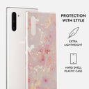 Golden Coral - Pink Samsung Galaxy Note 10 Case 2
