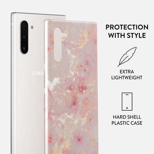 Golden Coral - Pink Samsung Galaxy Note 10 Case 2
