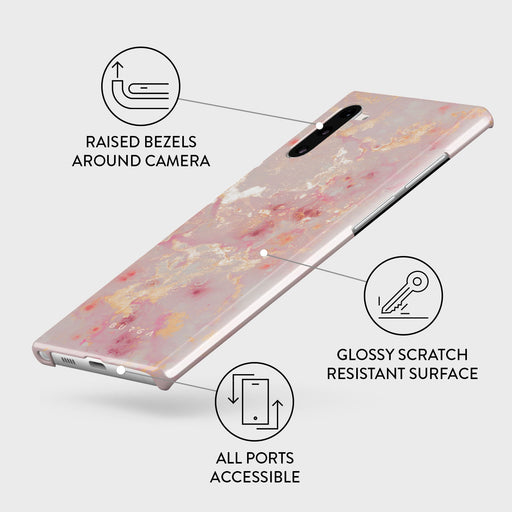 Golden Coral - Pink Samsung Galaxy Note 10 Case 3