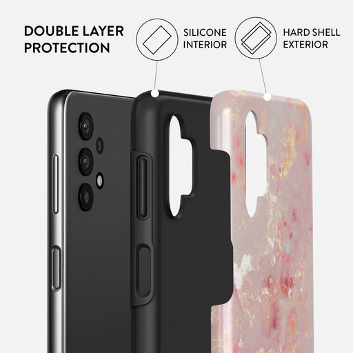 Golden Coral - Pink Samsung Galaxy A32 5G Case 2
