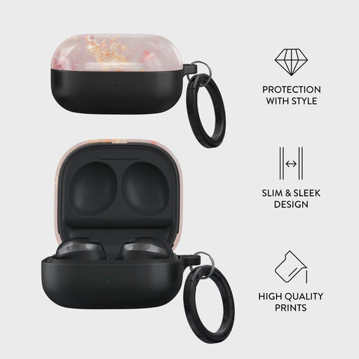 Golden Coral - Pink Samsung Galaxy Buds 2 Case 4
