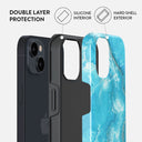Ocean Waves - Blue iPhone 13 Case 6