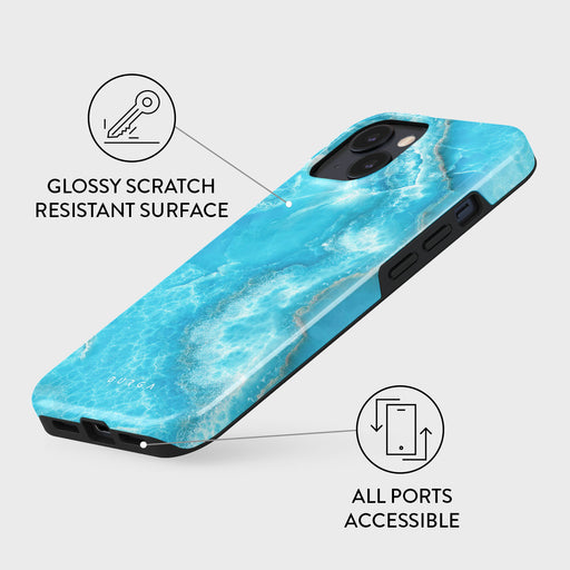 Ocean Waves - Blue iPhone 13 Case 7
