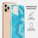 Ocean Waves - Blue iPhone 11 Pro Case 2