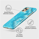 Ocean Waves - Blue iPhone 11 Pro Case 3