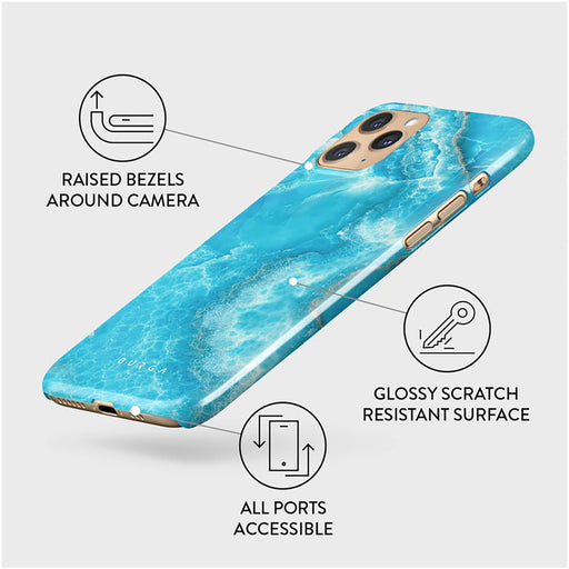 Ocean Waves - Blue iPhone 11 Pro Case 3