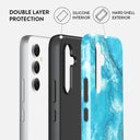 Ocean Waves - Blue Samsung Galaxy A54 Case 2