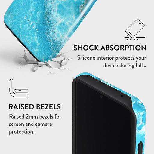 Ocean Waves - Blue Samsung Galaxy A54 Case 4