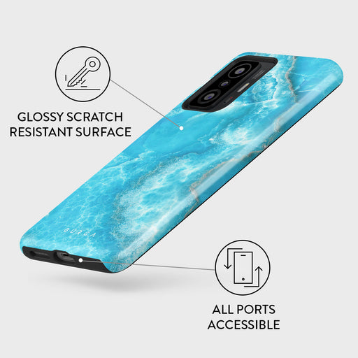 Ocean Waves - Blue Xiaomi 11T / 11T Pro Case 3