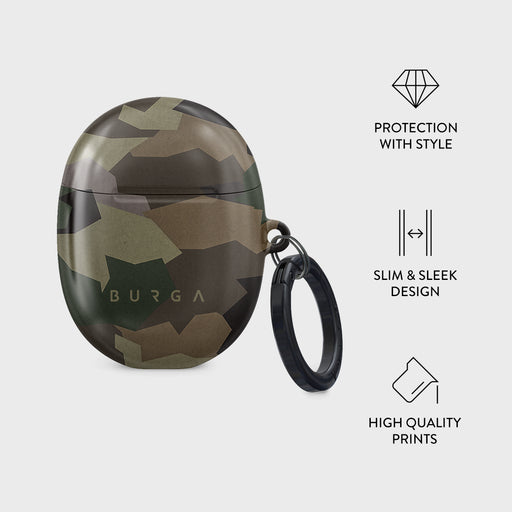 Tropical Green Camo - Google Pixel Buds A Case 4