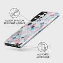 Pink Beach - Mosaic Samsung Galaxy S22 Ultra Case 7