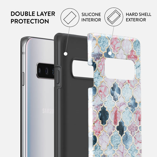 Pink Beach - Mosaic Samsung Galaxy S10 4G Case 6