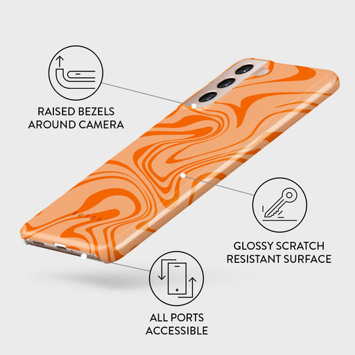 High Vibrations - Color Swirl Samsung Galaxy S21 Plus Case 3