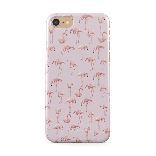 Nostalgic Pink - Flamingos iPhone SE (2020) Case 1