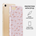 Nostalgic Pink - Flamingos iPhone SE (2020) Case 2