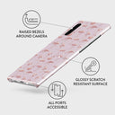 Nostalgic Pink - Flamingos Samsung Galaxy Note 10 Case 3