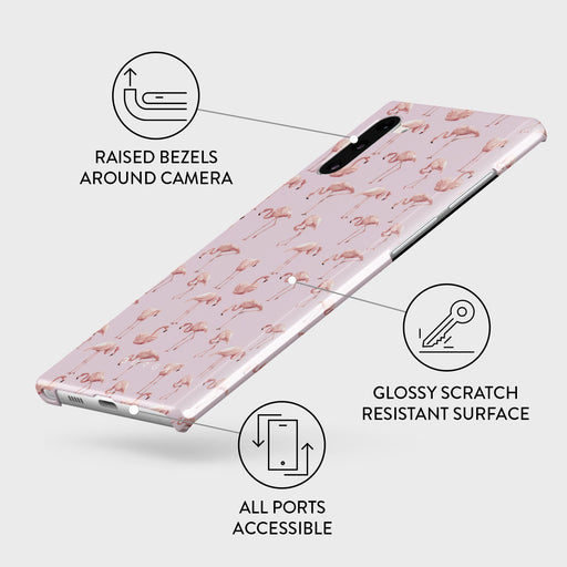 Nostalgic Pink - Flamingos Samsung Galaxy Note 10 Case 3