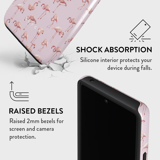 Nostalgic Pink - Flamingos Google Pixel 7a Case 4