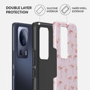 Nostalgic Pink - Flamingos Xiaomi 13 Lite Case 2