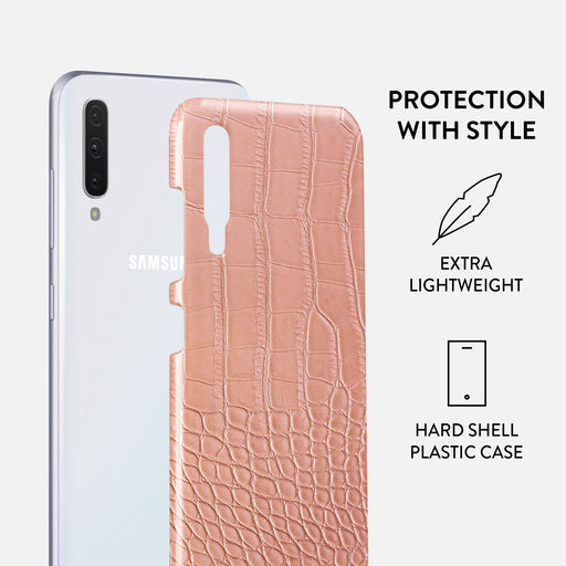 Pink Croco - Samsung Galaxy A70 Case 2