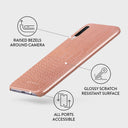 Pink Croco - Samsung Galaxy A70 Case 3