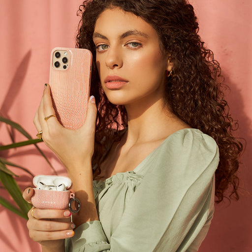 Pink Croco - Samsung Galaxy A70 Case 6