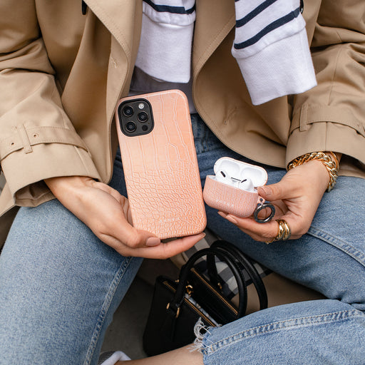 Pink Croco - AirPods Pro 2 Case 8